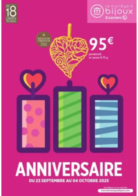 Prospectus Le Manège à Bijoux E.Leclerc RIBERAC BP 39 : ANNIVERSAIRE