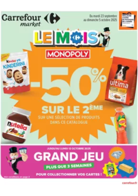 Prospectus Carrefour Market REBAIS : LE MOIS MONOPOLY