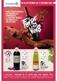 Prospectus E.Leclerc VOUZIERS : FOIRE AUX VINS - MIXTE
