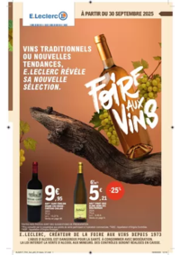 Prospectus E.Leclerc MASEVAUX : FOIRE AUX VINS - MIXTE