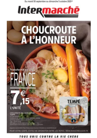 Prospectus Intermarché Hyper MORTEAU : S40 - R5 - CHOUCROUTE