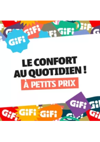 Prospectus Gifi VILLEMOMBLE : Les indispensables pour privilégier le confort au quotidien
