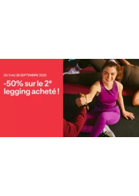 Prospectus DECATHLON La Plagne - Aime : 1 legging acheté le 2ème à -50%