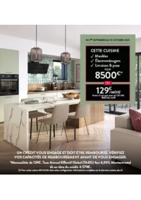 Prospectus Cuisine plus Cholet : Financez votre cuisine à un taux préférentiel de 4,90%* TAEG fixe grâce à notre partenaire privilégi