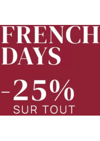 Prospectus Carré blanc Paris NEUILLY /SEINE : French days