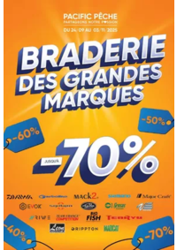 Prospectus Pacific Pêche LIVRY GARGAN : LA BRADERIE des GRANDES MARQUES est lancée !