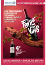 Prospectus E.Leclerc : FOIRE AUX VINS - MIXTE