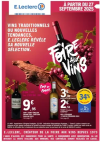 Prospectus E.Leclerc MONTAUROUX-FAYENCE : FOIRE AUX VINS - MIXTE