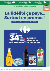 Prospectus Carrefour Express Grenoble : LA FIDÉLITÉ ÇA PAYE...SURTOUT EN PROMOS !
