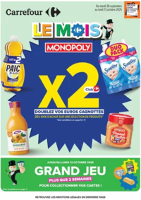 Prospectus Carrefour Express Saint-Nazaire Brooodcoorens : LE MOIS MONOPOLY S40