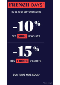 Prospectus Saint Maclou Clermont Ferrand : French days