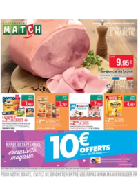 Prospectus Supermarchés Match Deûlémont : C'EST TOUS LES JOURS LE MARCHÉ