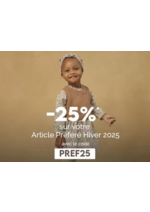 Promos et remises  : -25% sur votre Article Préféré Hiver 2025