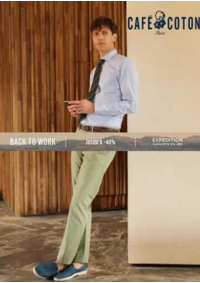 Prospectus Café Coton Franconville : BACK TO WORK : Jusqu'à -40%