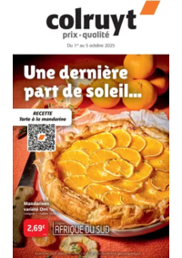 Prospectus Colruyt Pagnoz : Une dernière part de soleil