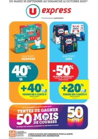 Prospectus U Express PLERGUER : Quinzaine Commerçante