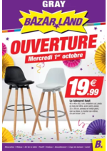 Prospectus Bazarland : Ouverture
