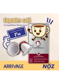 Prospectus Noz Maintenon : Capsules café