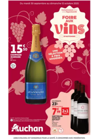Prospectus Auchan BETHUNE : Foire aux Vins d'Automne