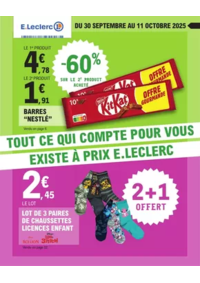 Prospectus E.Leclerc TEMPLEUVE : DEPENSER MOINS 20