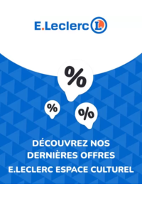 Prospectus Espace culturel E.Leclerc INCARVILLE : Offres E.Leclerc Espace Culturel