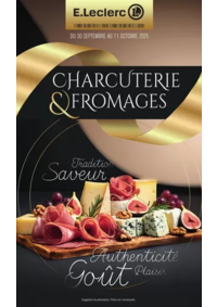 Prospectus E.Leclerc LESPARRE MEDOC : FOIRE AUX FROMAGES & CHARCUTERIE
