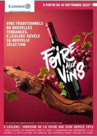 Prospectus E.Leclerc VALREAS : FOIRE AUX VINS