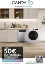 Prospectus Boulanger : OFFRE Candy : jusqu'à 50€ remboursés !