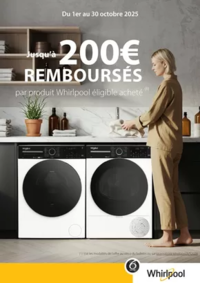 Prospectus Copra BAYONNE : WHIRLPOOL vous rembourse jusqu'à 200€