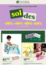 Prospectus Nature & Découvertes : Soldes