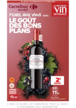 Prospectus Carrefour Drive : LA FOIRE AUX VINS, LE GOÛT DES BONS PLANS