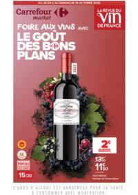 Prospectus Carrefour city PARIS 42 avenue de la Motte Picquet : LA FOIRE AUX VINS, LE GOÛT DES BONS PLANS