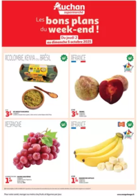 Prospectus Auchan Supermarché Paris 12 Reuilly : Les bons plans du week-end dans votre super !