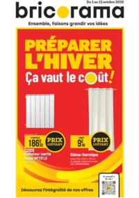 Prospectus Bricorama LOOS : Préparer l’hiver, ça vaut le coût !