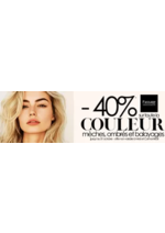 Promos et remises  : -40% sur toute la COULEUR mèches, ombrés et balayages