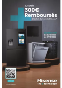 Prospectus MDA NICE : Hisense Jusqu'à 300€ remboursés