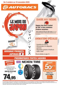 Prospectus autobacs Claye-Souilly : Promotion du moment