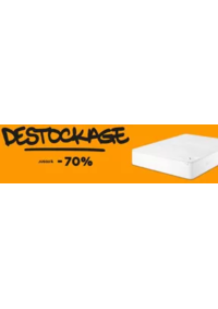 Prospectus Le Roi du Matelas Dechy : Offre Destockage jusqu'à -70%
