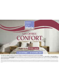 Prospectus Place de la literie MONTELIMAR : Les offres confort