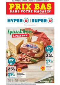 Prospectus Super U VALMONT : Opération Italie / Spiritueux