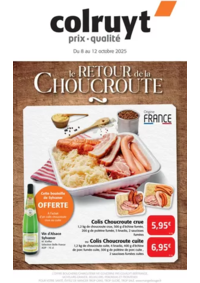 Prospectus Colruyt CHAMPAGNOLE : Le retour de la choucroute