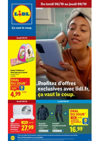Prospectus Lidl PARIS 247 rue de Crimée : Profitez d'offres exclusives avec lidl.fr, ça vaut le coup.