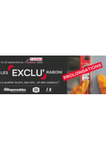 Promos et remises  : Les exclu' Raboni