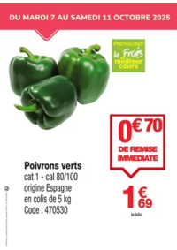 Prospectus Promocash Saint Fiel : Poivrons verts