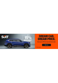 Prospectus Sixt St-Lazare Paris : Up to 15% discount