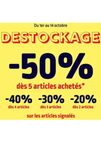 Prospectus Kiabi Feurs : -50% dès 5 articles