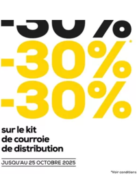 Prospectus Midas Chateauroux : Jusqu’au 25 octobre, profitez de -30%* de réduction sur le kit de courroie de distribution