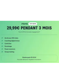 Prospectus Keep CoolMARSEILLE : 29,99€ PENDANT 3 MOIS