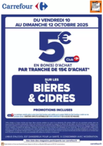 Promos et remises  : OPÉRATION BON(S) D’ACHAT BIÈRES ET CIDRES