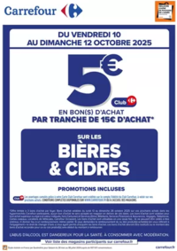 Prospectus Carrefour Contact Reims : OPÉRATION BON(S) D’ACHAT BIÈRES ET CIDRES